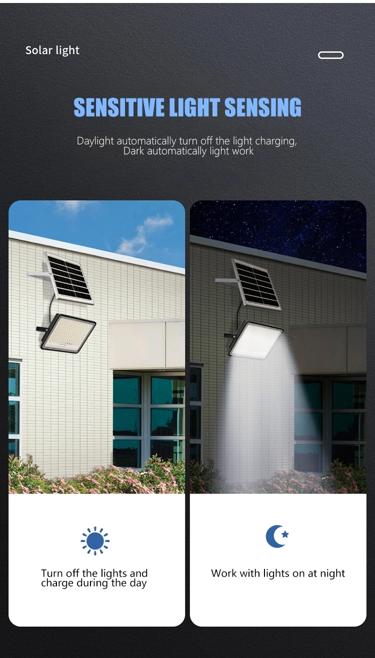 Linyue Waterproof Solar Light Wall Light Lamp Solar 800W LED Garden Solar Flood Light