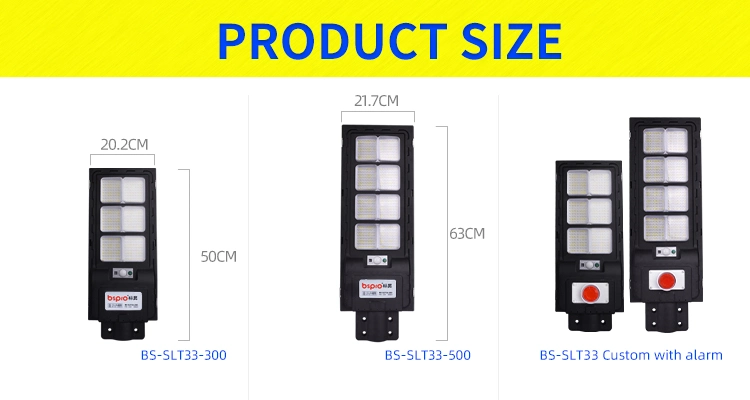 Bspro Modern High Power LED SMD Reflectors with Remote Control Hight Quality Solar Street Lights