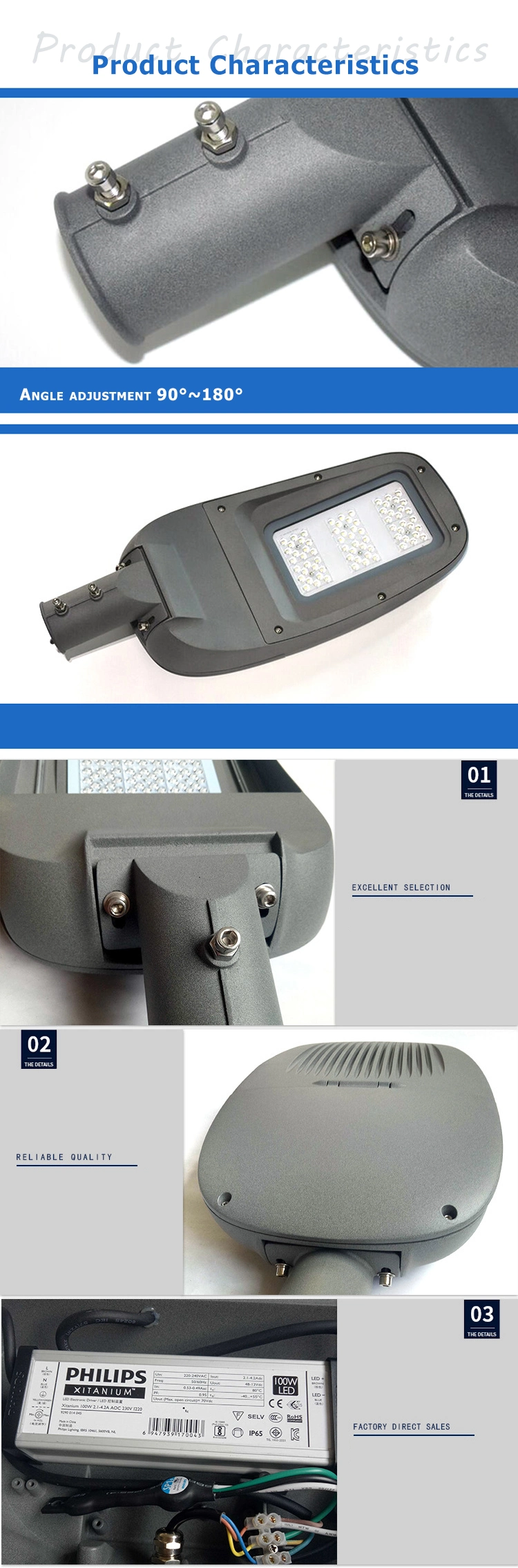 Hpzm New LED Street Light/SMD 3030 with Warranty