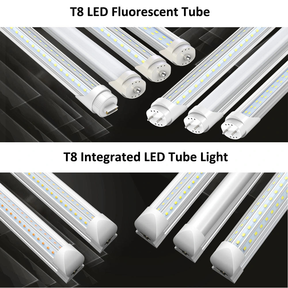 Jesled 360 Degree LED Tube Light for Outdoor Advertising Signs 2FT 3FT 4FT 5FT 6FT 8FT Ho R17D LED Fluorescent Bulbs with Rotating End Caps