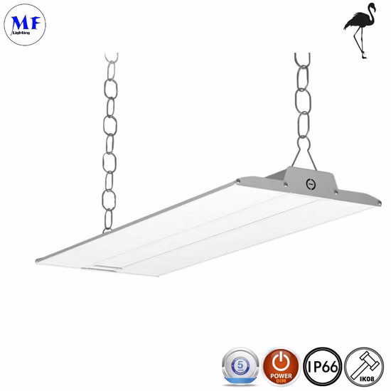 LED Linear Highbay Light in Tunnel Factory Warehouse Parking 60-300W 130LMW Sensor