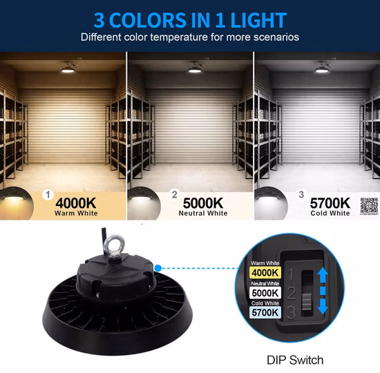 CCT Selectable UFO LED High Bay/ Highbay Light100W 150W 200W 240W