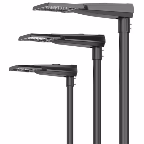 20-250W IP66 Waterproof 5 Years Warranty Solar Decorative Die-Casting Aluminum Smart Camrera Solar Flood Light LED Street Light Housing for Park Manufaturer